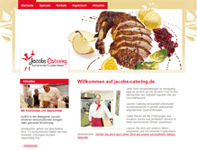 Tablet Screenshot of jacobs-catering.de